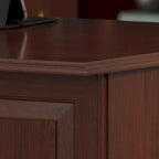 Scrivania ad angolo per computer e set libreria Saratoga di Bush Furniture
