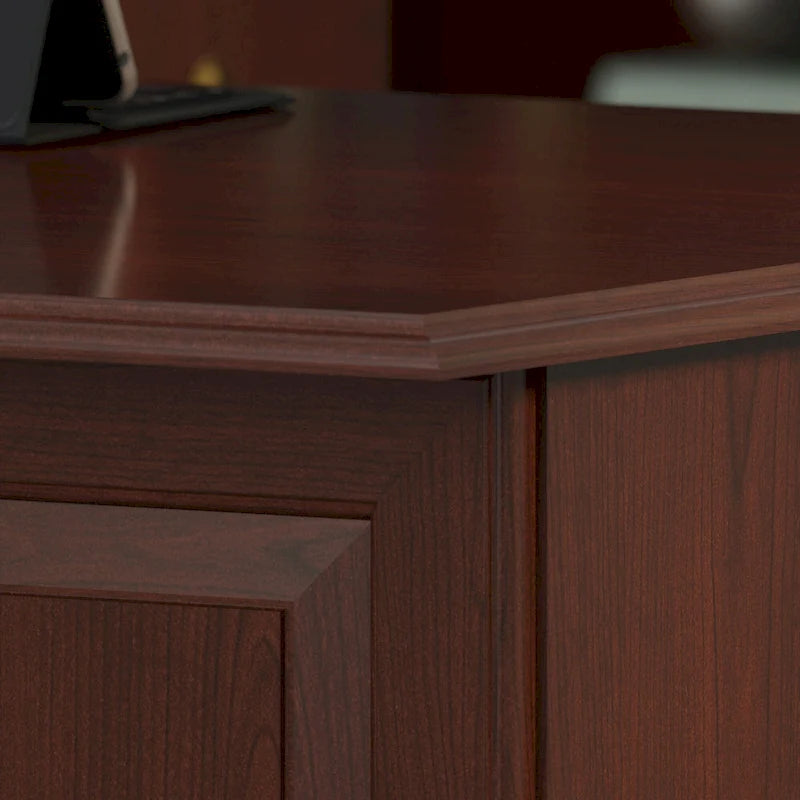 Scrivania ad angolo per computer e set libreria Saratoga di Bush Furniture