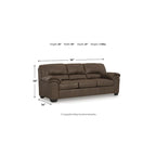Signature Design by Ashley Bladen, Pacchetto 2 pezzi di mobili imbottiti - 90L x 36P x 38A