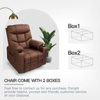 Poltrona reclinabile elettrica alzapersona in similpelle grigia/beige/marrone/blu con massaggio e porta USB, 1 posto