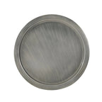 Tavolino da caffè a clessidra in ferro anticato spazzolato – Argento / Bronzo / Oro, Posti 1