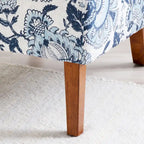 Poltrona con Fantasia Paisley Blu, Posto Singolo