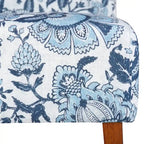 Poltrona con Fantasia Paisley Blu, Posto Singolo