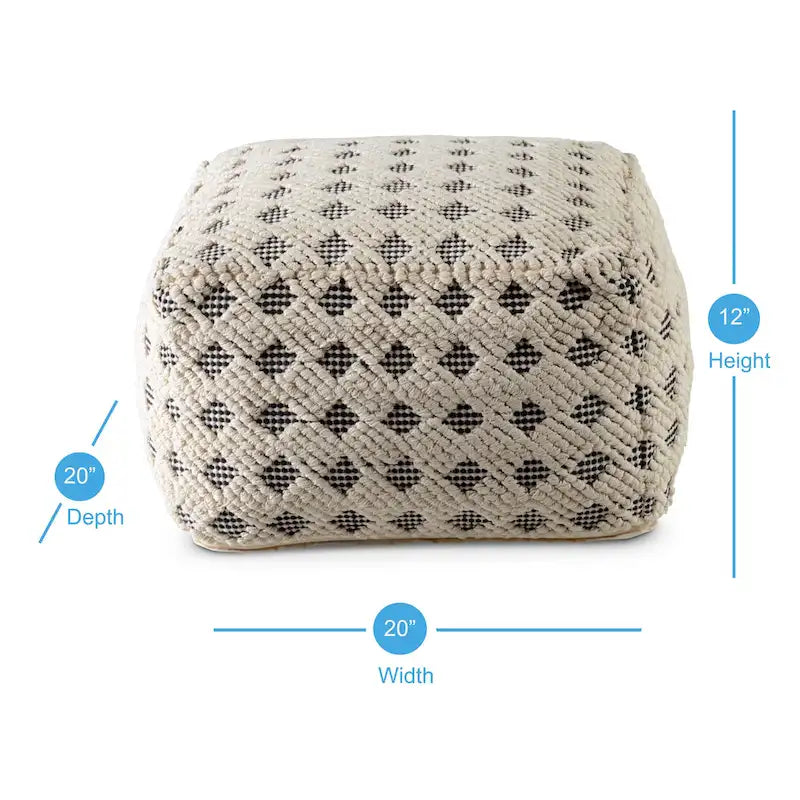 Ottoman Pouf Steve Silver Kembel