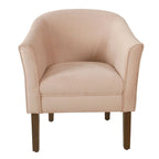 Poltrona Barrel accent imbottita Kingswell di Porch & Den