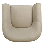 Poltrona Barrel accent imbottita Kingswell di Porch & Den