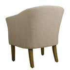 Poltrona Barrel accent imbottita Kingswell di Porch & Den