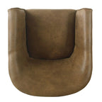 Poltrona Barrel accent imbottita Kingswell di Porch & Den