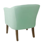 Poltrona Barrel accent imbottita Kingswell di Porch & Den