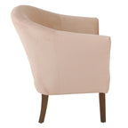 Poltrona Barrel accent imbottita Kingswell di Porch & Den