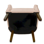 Poltrona Barrel accent imbottita Kingswell di Porch & Den