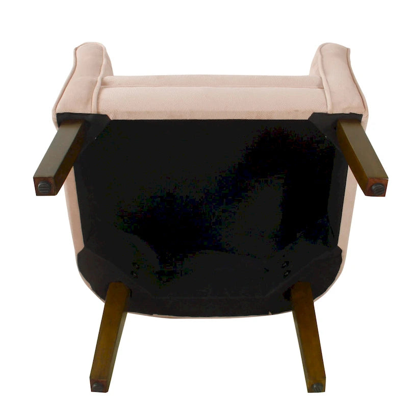 Poltrona Barrel accent imbottita Kingswell di Porch & Den
