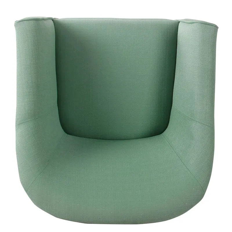 Poltrona Barrel accent imbottita Kingswell di Porch & Den