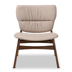 Poltrona Mid-Century con accenti beige/grigi per 1 persona