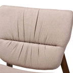 Poltrona Mid-Century con accenti beige/grigi per 1 persona