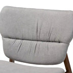 Poltrona Mid-Century con accenti beige/grigi per 1 persona