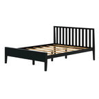 Letto matrimoniale moderno Plank and Beam con testiera a doghe