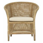SAFAVIEH Poltrona in Rattan Basilina Lavata - 31.5 x 29.9 x 25.6 - 30Lx26Px32A