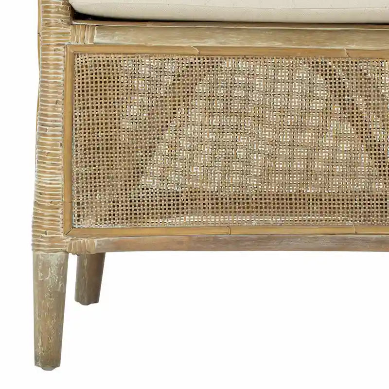 SAFAVIEH Poltrona in Rattan Basilina Lavata - 31.5 x 29.9 x 25.6 - 30Lx26Px32A