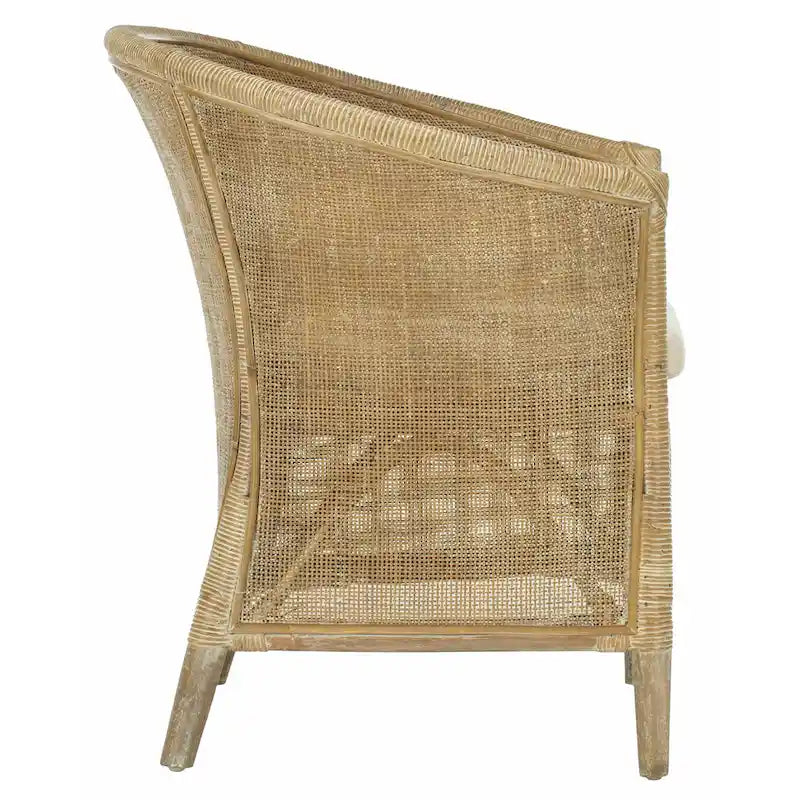 SAFAVIEH Poltrona in Rattan Basilina Lavata - 31.5 x 29.9 x 25.6 - 30Lx26Px32A