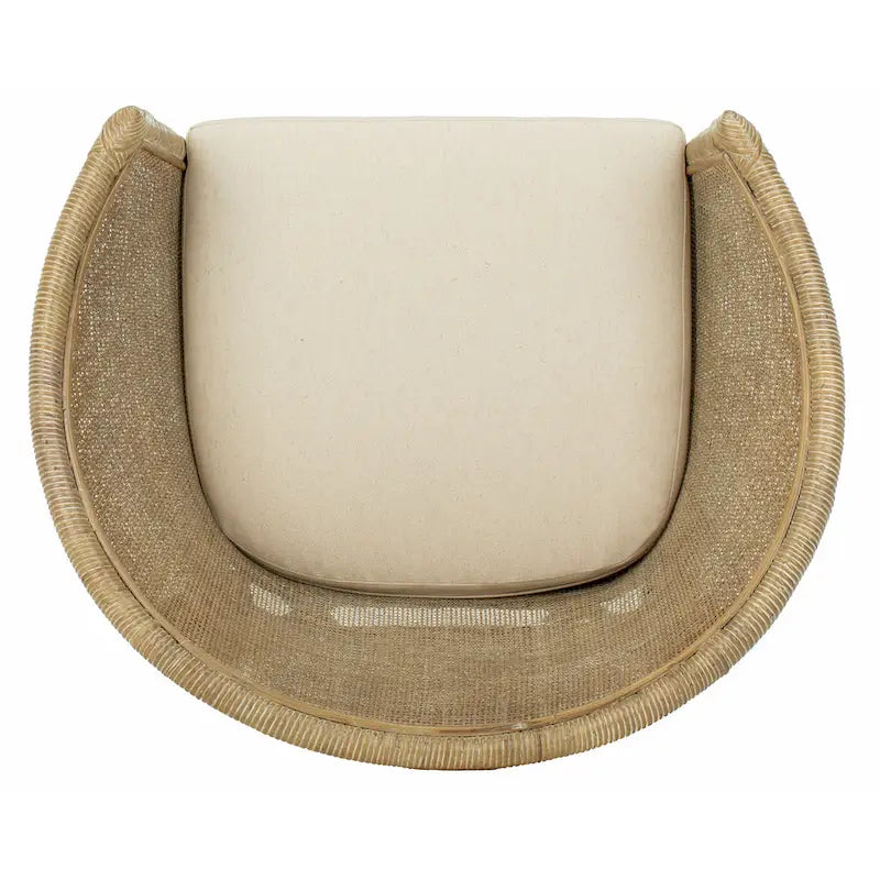 SAFAVIEH Poltrona in Rattan Basilina Lavata - 31.5 x 29.9 x 25.6 - 30Lx26Px32A