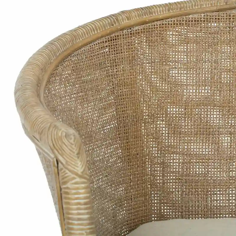 SAFAVIEH Poltrona in Rattan Basilina Lavata - 31.5 x 29.9 x 25.6 - 30Lx26Px32A