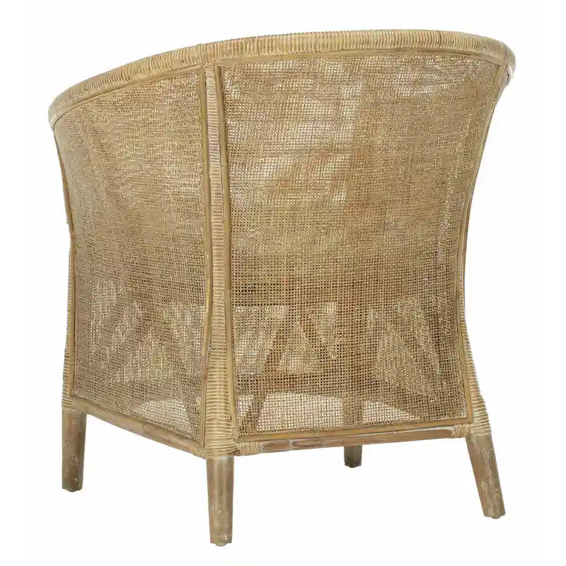 SAFAVIEH Poltrona in Rattan Basilina Lavata - 31.5 x 29.9 x 25.6 - 30Lx26Px32A