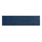 Credenza in legno color tortora/blu navy/nero, ripiani regolabili e maniglie dorate